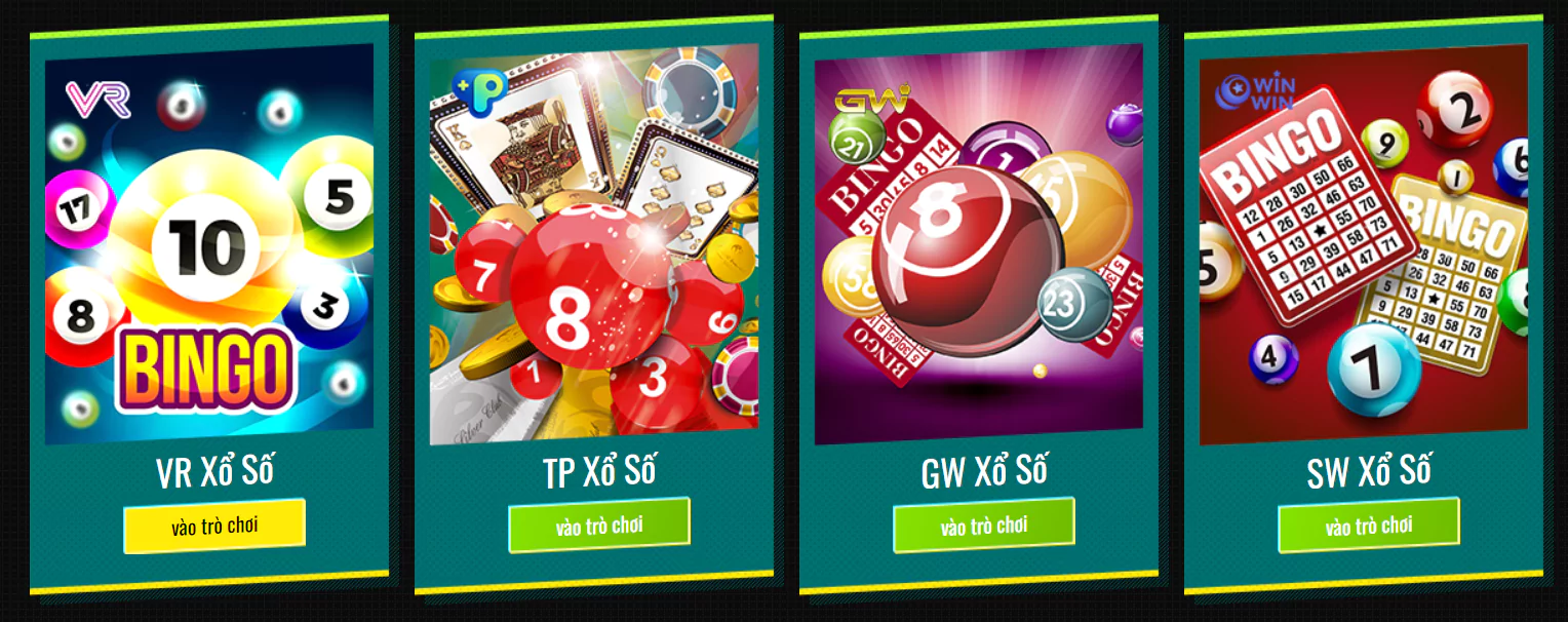 Xổ số 69VN – Nơi Bạn Tìm Kiếm May Mắn Và Phú Quý 9 Các sảnh chơi game xổ số tại 69VN
